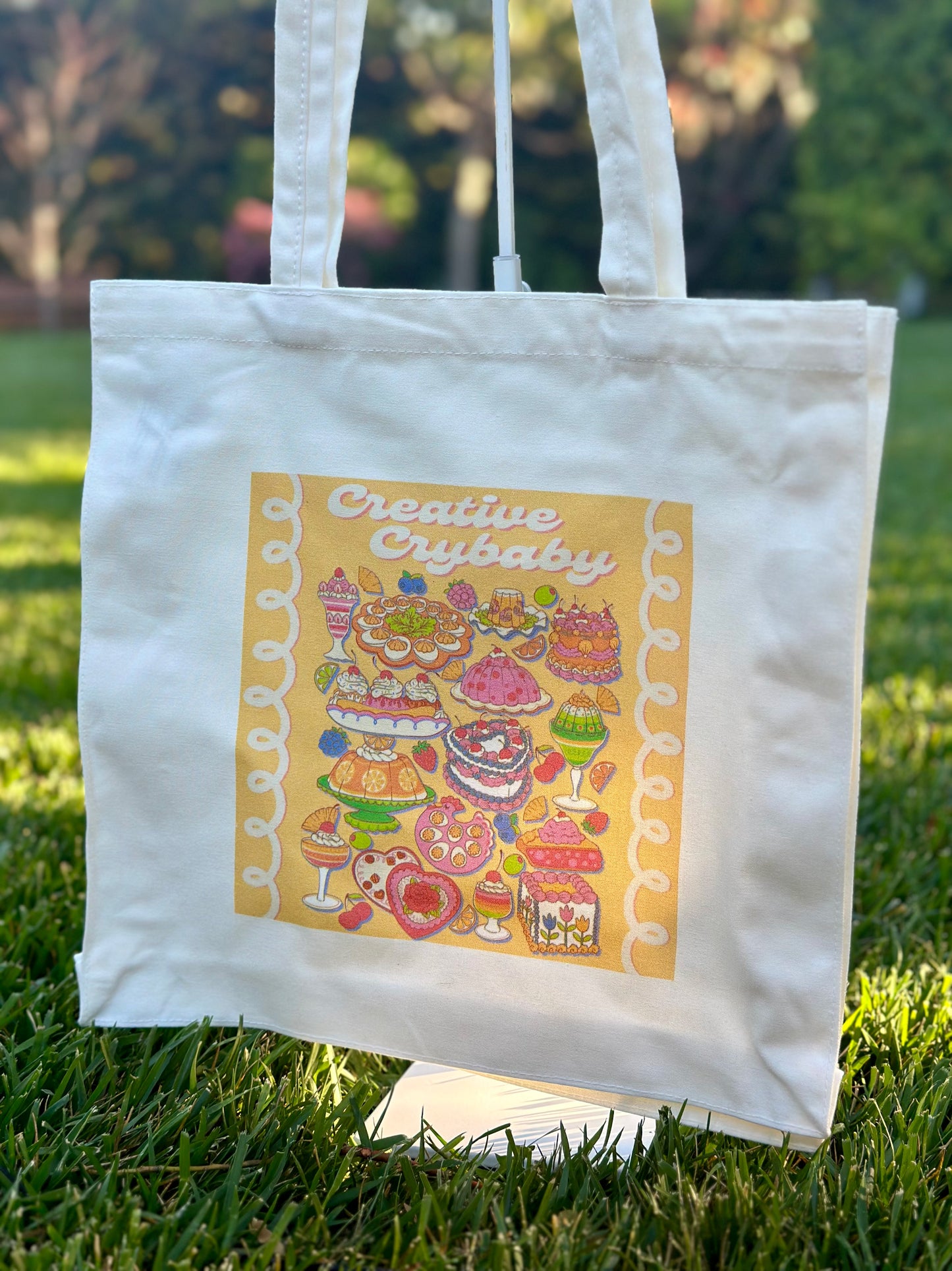 Creative Crybaby Tote with Vintage Goodies